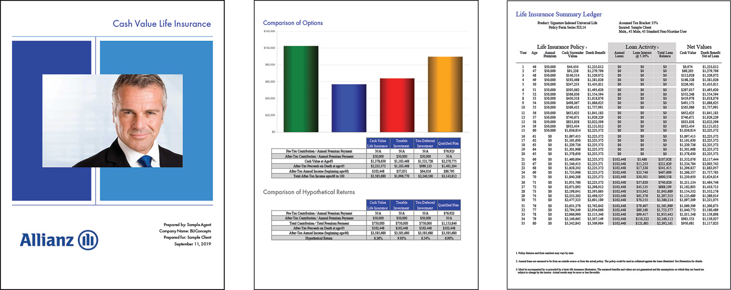 allianz sales illustration system download